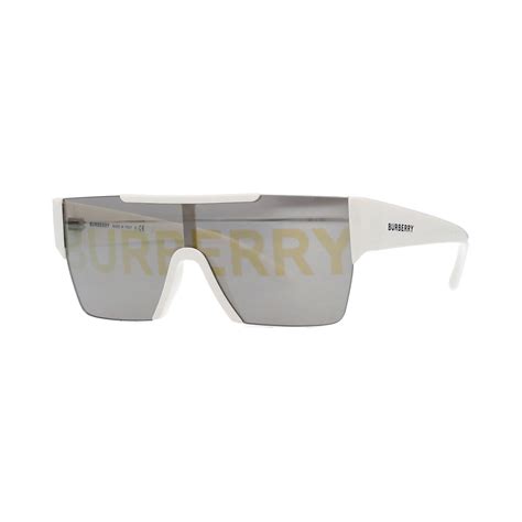 burberry sunglasses 2024|Burberry white reflective sunglasses.